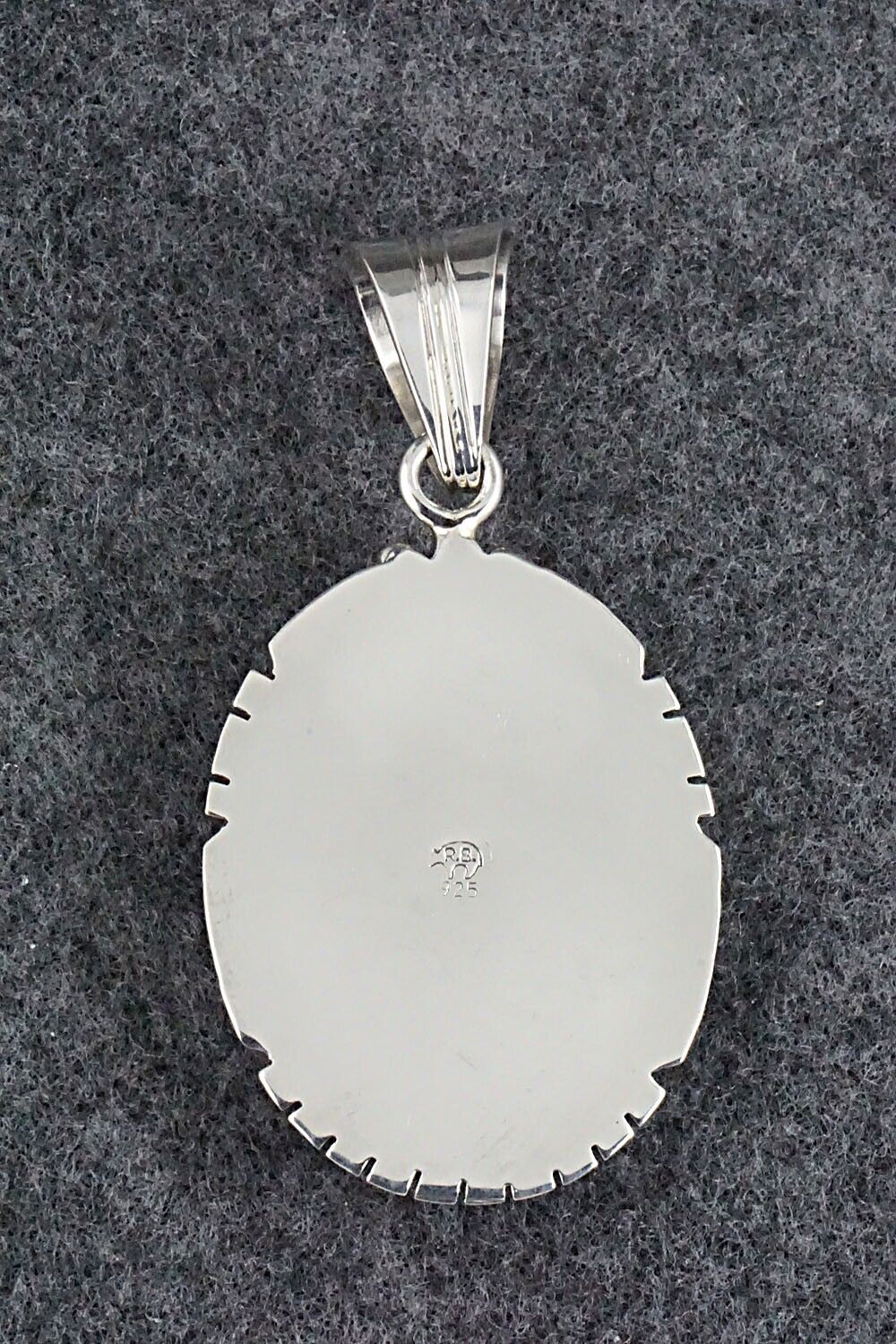 Lapis & Sterling Silver Pendant - Samuel Yellowhair
