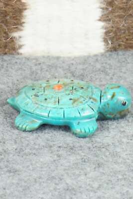 Turtle Zuni Fetish Carving - Reynold Lunasee