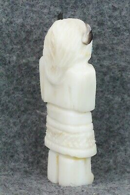 Buffalo Dancer Zuni Fetish Carving - Faye Quandelacy