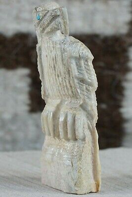 Eagle Zuni Fetish Carving - Jerrold Lahaleon - High Lonesome Trading