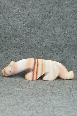 Mountain Lion Zuni Fetish Carving - Reynold Lunasee