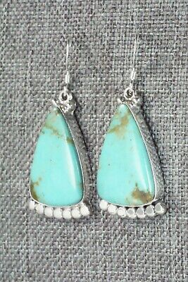Turquoise & Sterling Silver Earrings - Verley Betone