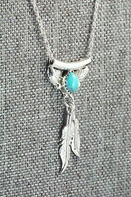Turquoise & Sterling Silver Necklace - Sharon McCarthy