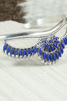 Lapis & Sterling Silver Bracelet - Stewart Nakatewa