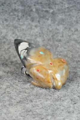 Frog Zuni Fetish Carving - Todd Lowsayatee