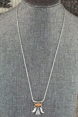 Spiny Oyster & Sterling Silver Necklace - Sharon McCarthy