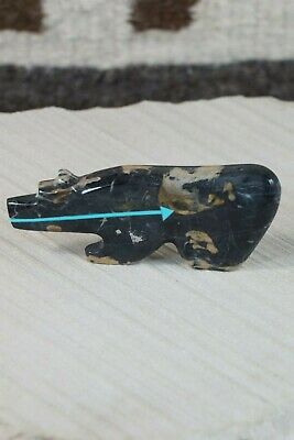 Bear Zuni Fetish Carving - Bernard Laiwakete - High Lonesome Trading