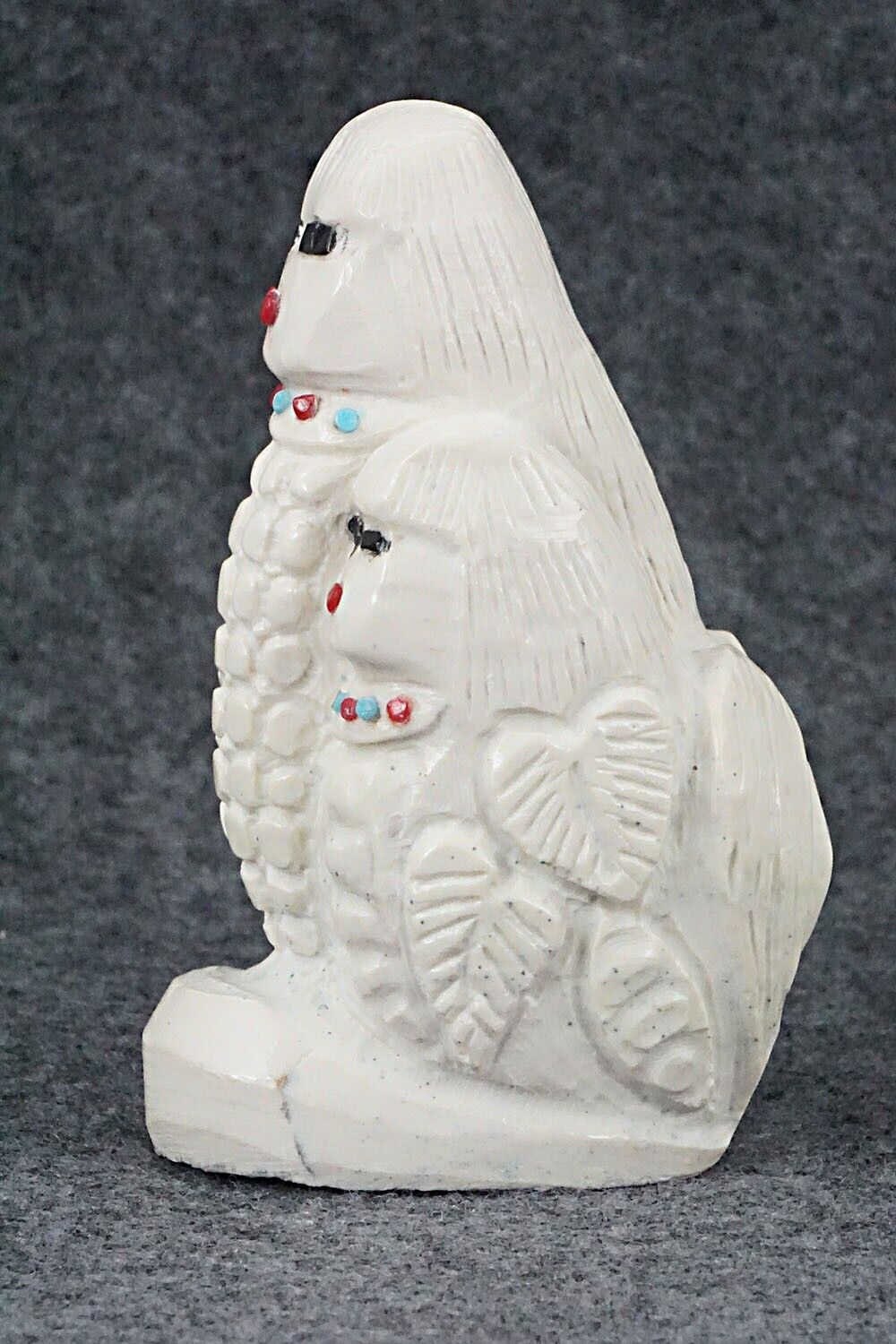 Corn Maiden Zuni Fetish Carving - Colton Kaamasee