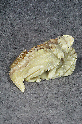 Horned Toad Zuni Fetish Carving - Ben Kamaasee