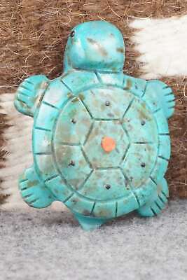 Turtle Zuni Fetish Carving - Reynold Lunasee