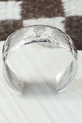 Navajo Sterling Silver Bracelet - Elaine Tahe