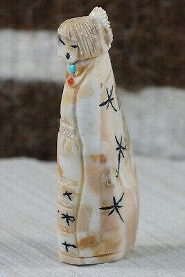 Corn Maiden Zuni Fetish Carving - Sandra Quandelacy
