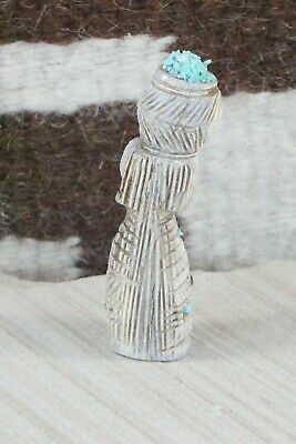 Corn Maiden Zuni Fetish Carving - Carl Etsate