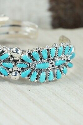 Turquoise & Sterling Silver Bracelet - Jaz Wilson