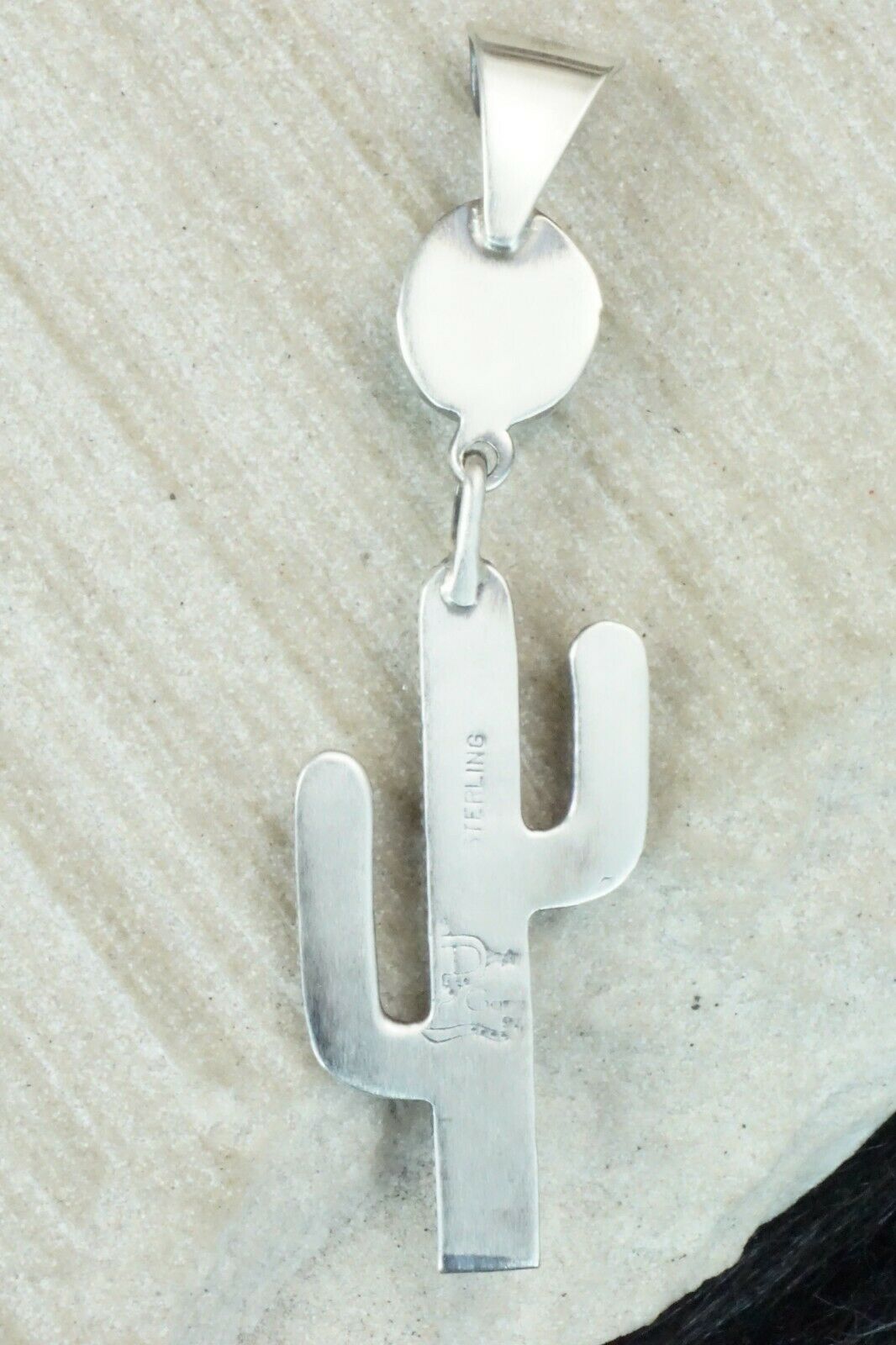 Turquoise and Sterling Silver Pendant - Annie Spencer