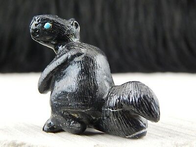 Squirrel Zuni Fetish Carving - Dane Malani - High Lonesome Trading
