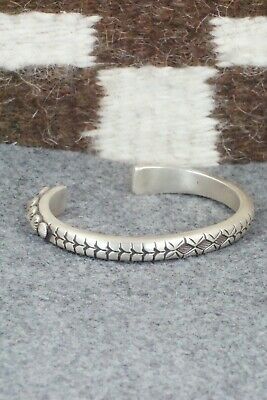 Navajo Sterling Silver Bracelet - Calvin Martinez