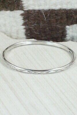 Sterling Silver Bangle Cuff - Elaine Tahe