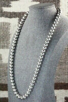 Sterling Silver Navajo Pearl Necklace - Jan Mariano