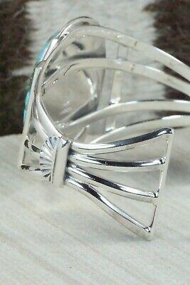 Turquoise & Sterling Silver Bracelet - Raymond Delgarito - High Lonesome Trading