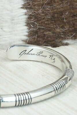 Sterling Silver Bracelet - Jonathan Nez