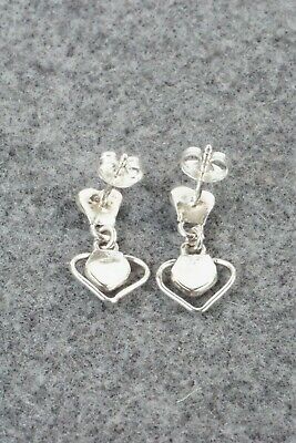 Turquoise & Sterling Silver Earrings - Kallen Kallestewa