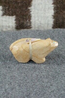 Mountain Lion Zuni Fetish Carving - Delvin Leekya