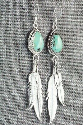 Turquoise & Sterling Silver Earrings - Judy Largo