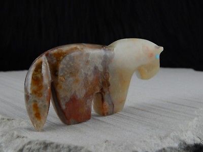 Horse Zuni Fetish Carving - Bernard Laiwakete - High Lonesome Trading