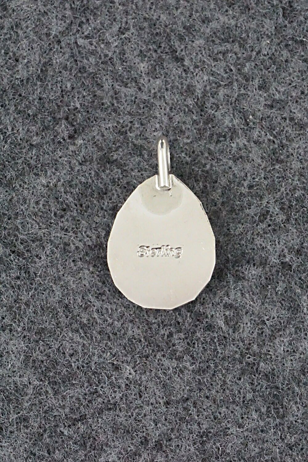Turquoise and Sterling Silver Pendant - Leta Parker