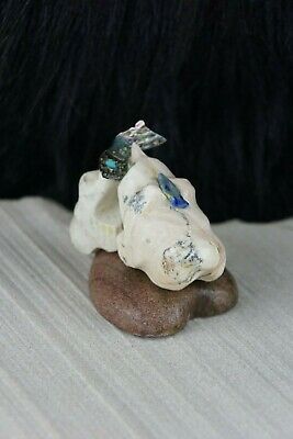Bear Zuni Fetish Carving - Della Haloo - High Lonesome Trading