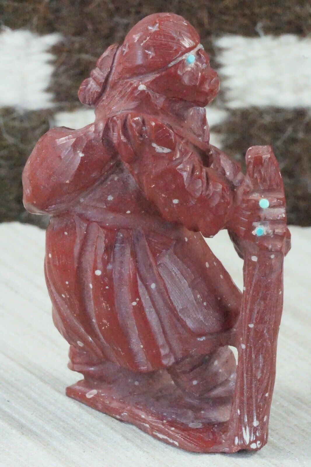 Zuni Woman Zuni Fetish Carving - Derrick Kaamasee