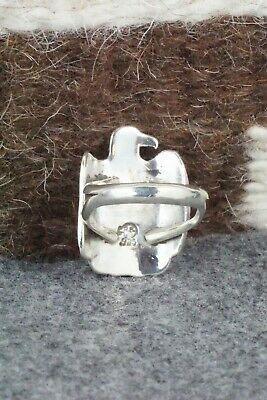 Turquoise & Sterling Silver Ring - Lee Shorty - Size 5