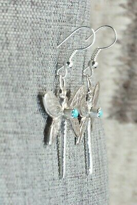 Turquoise & Sterling Silver Earrings - Pauline Nelson