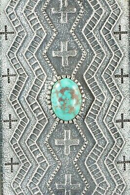 Turquoise & Sterling Silver Bolo Tie - Harrison Jim