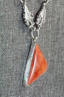 Spiny Oyster & Sterling Silver Necklace - Verley Betone