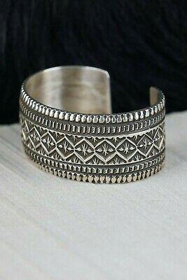 Navajo Sterling Silver Bracelet - Leonard Maloney - High Lonesome Trading