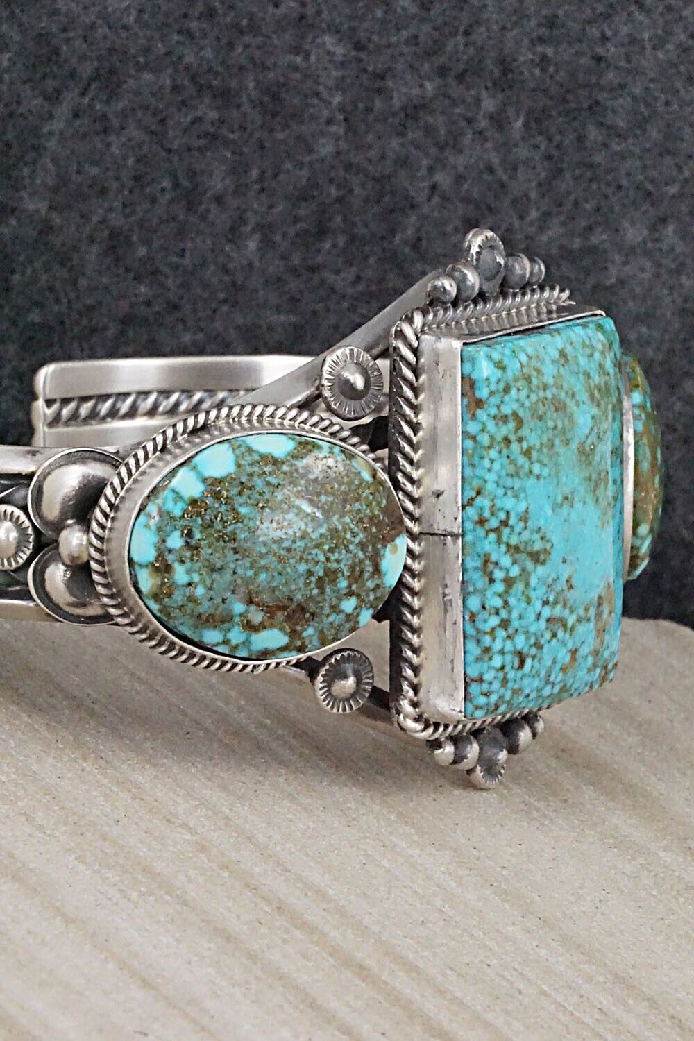 Turquoise & Sterling Silver Bracelet - Derrick Gordon