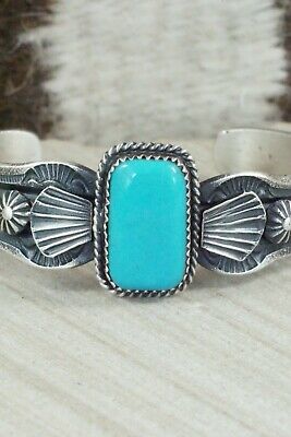 Turquoise & Sterling Silver Bracelet - Kevin Billah
