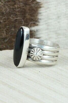 Onyx & Sterling Silver Ring - Ben Begay - Size 8.25