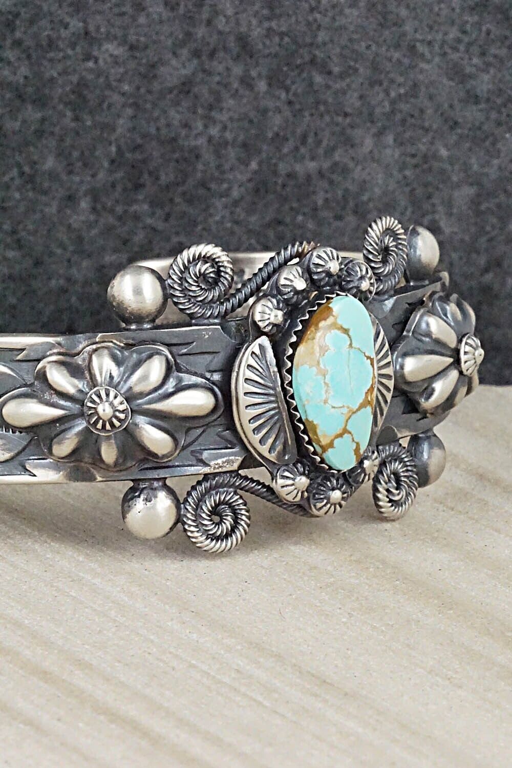 Turquoise & Sterling Silver Bracelet - Andrew Gordon