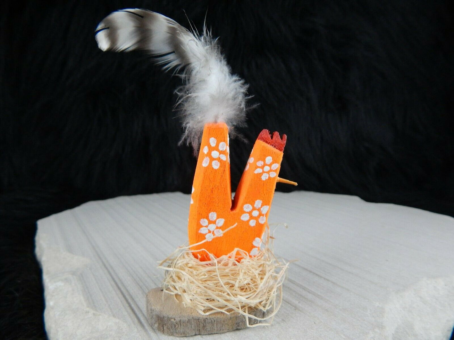 Navajo Chicken Folk Art - I.S. Yaz - Native American - High Lonesome Trading