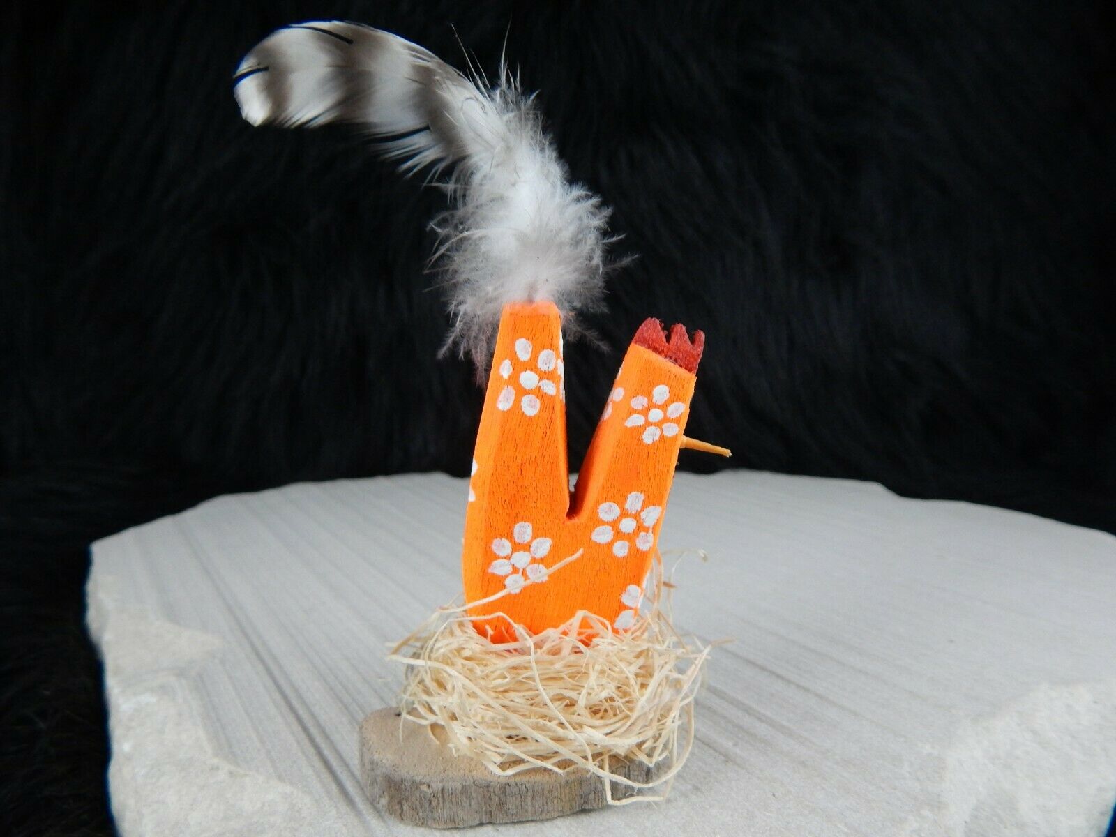 Navajo Chicken Folk Art - I.S. Yaz - Native American - High Lonesome Trading
