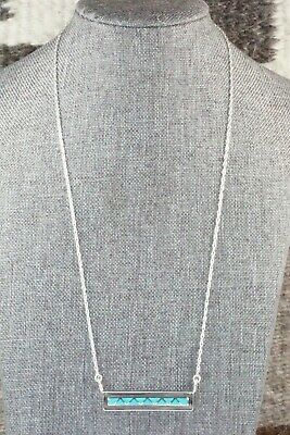 Turquoise & Sterling Silver Necklace - Laurie Kallestewa