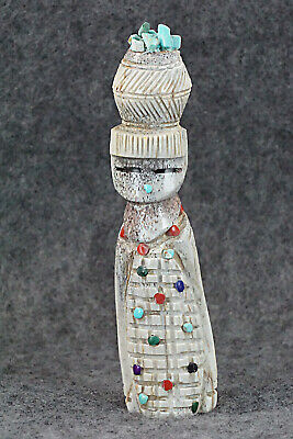 Corn Maiden Zuni Fetish Carving - Carl Etsate
