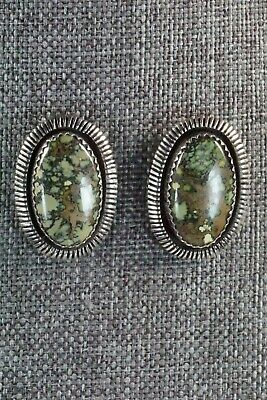 Variscite and Sterling Silver Earrings - Toby Henderson