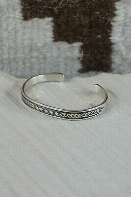 Navajo Sterling Silver Bracelet - Bruce Morgan - High Lonesome Trading
