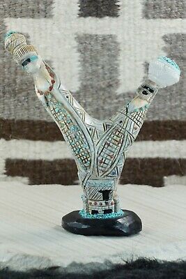 Corn Maiden Zuni Fetish Carving - Carl Etsate