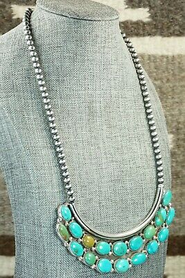 Turquoise & Sterling Silver Necklace - Roberta Begay