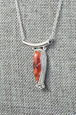 Spiny Oyster & Sterling Silver Necklace - Sharon McCarthy